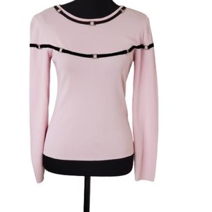 Ziani Couture pink sweater size medium